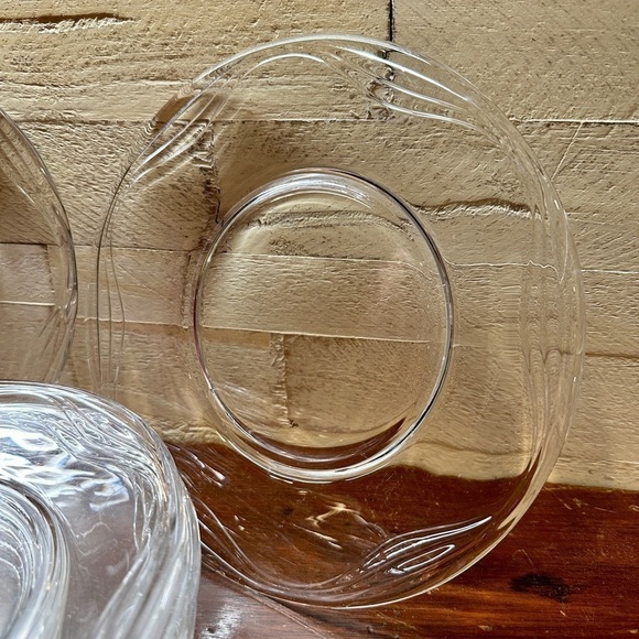 FOSTORIA, CORONET CLEAR, 7 1/2” SALAD PLATE. SET OF 8. NO CHIPS OR CRACKS. - Picture 4 of 6